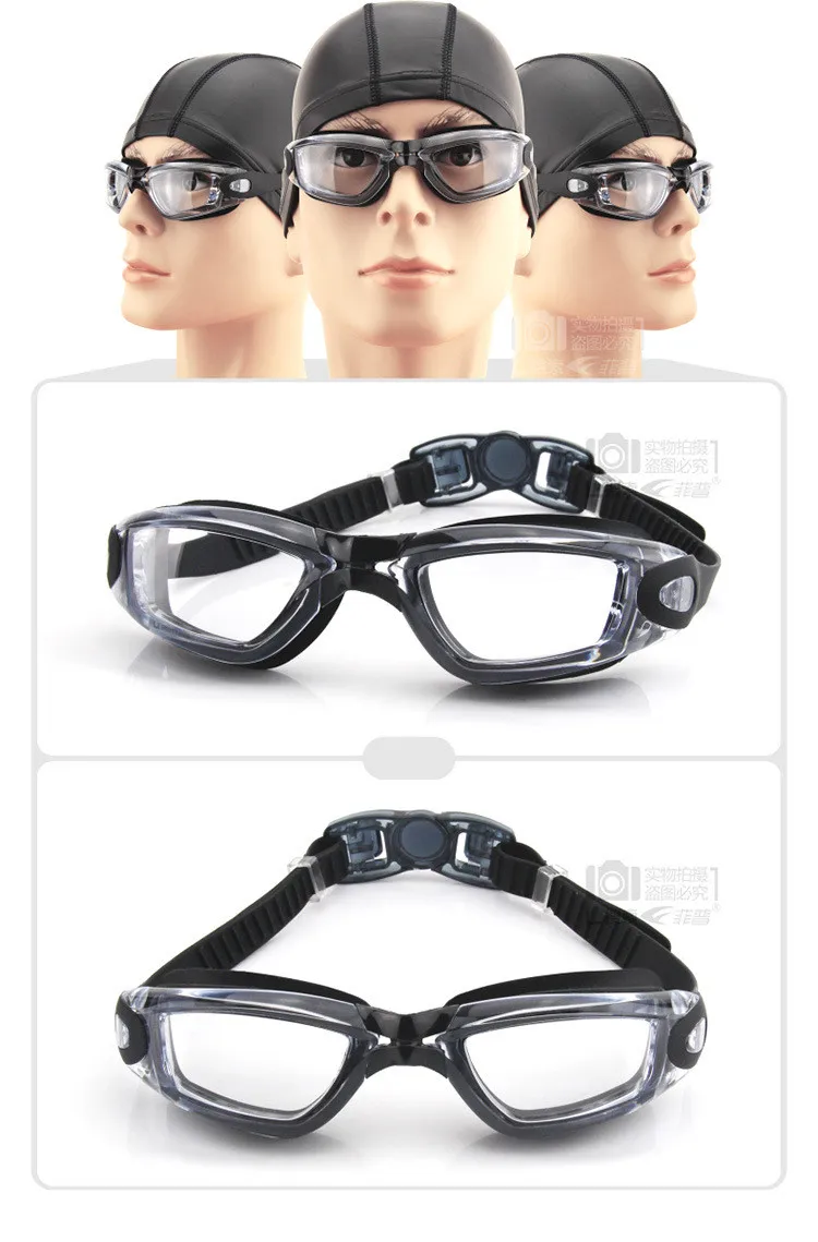 Okulary do pływania czarne okulary do pływania 2309-03