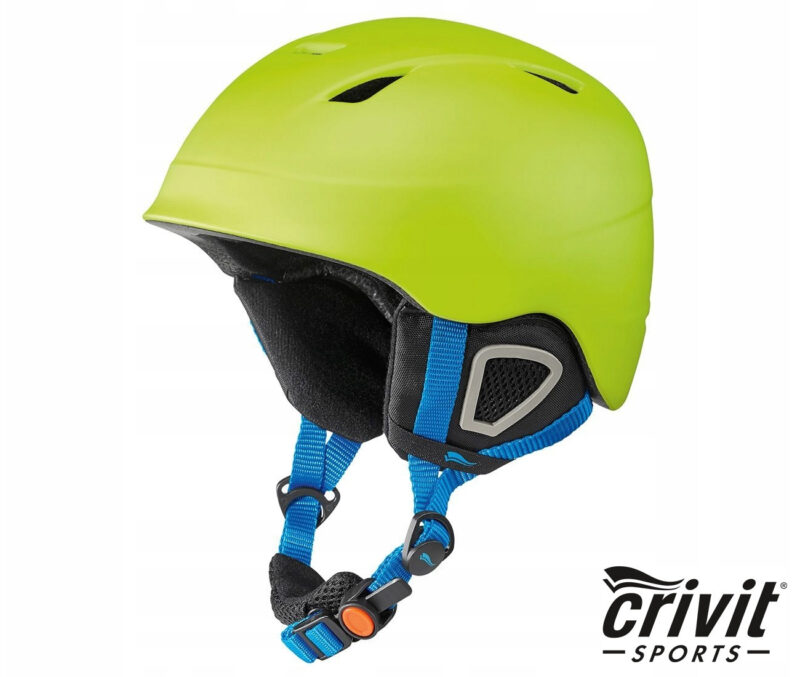 Kask narciarski dla dzieci Crivit S/M 48-51 cm odcienie zieleni