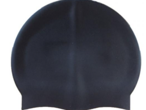 Czarny czepek do pływania