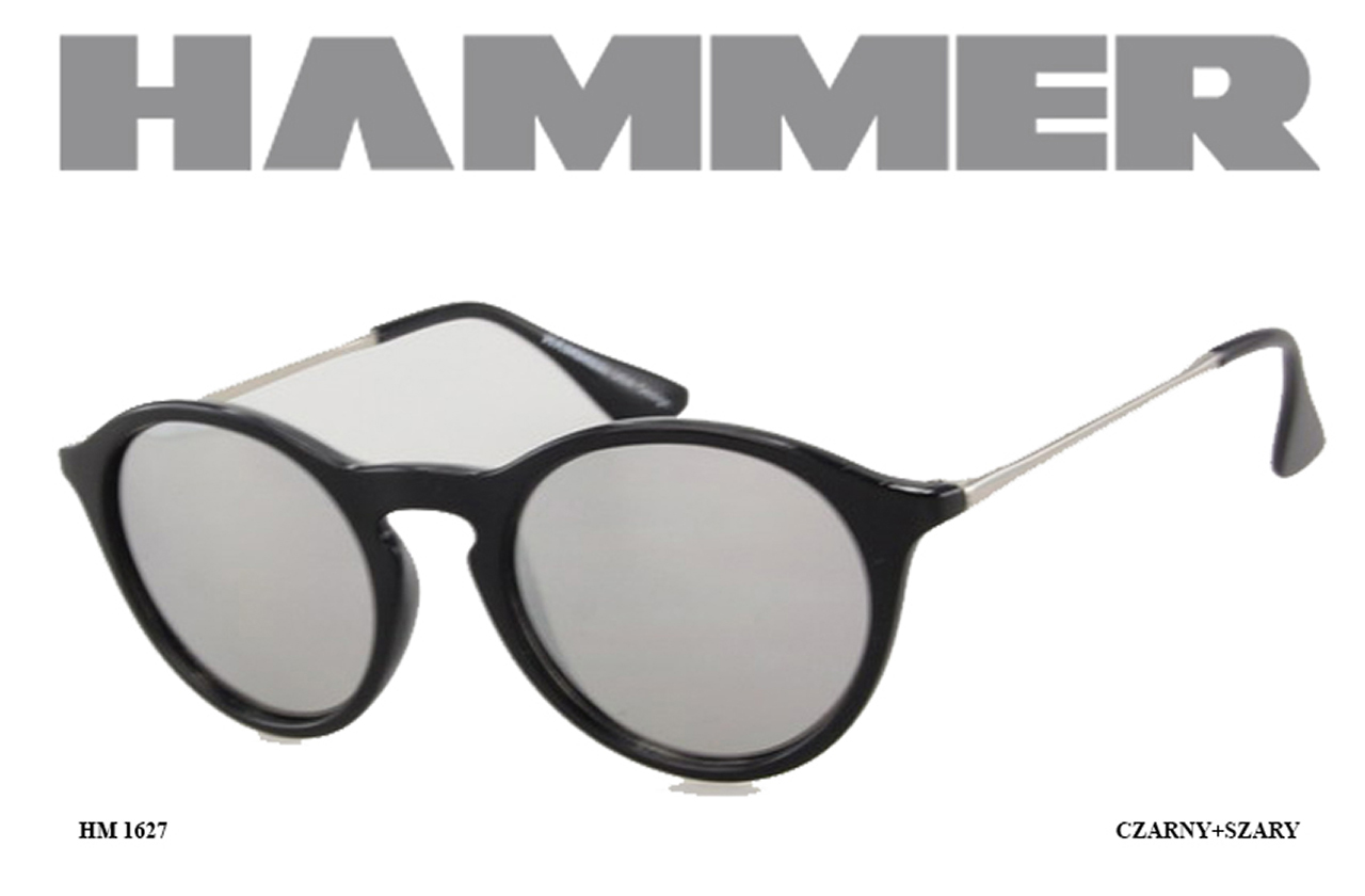 Okulary przeciwsłoneczne Hammer HM-1627-CZARNY-SZARY-S