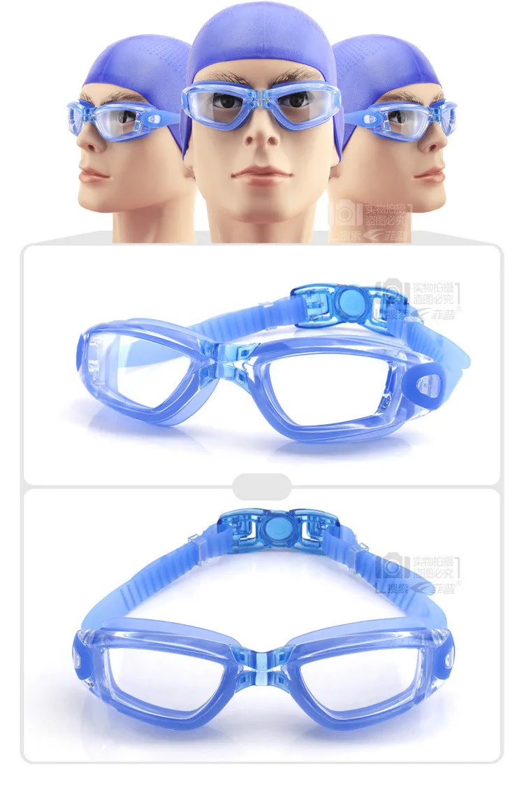 Okulary do pływania niebieskie okulary do pływania 2309-03