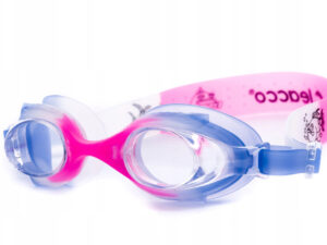 Okulary do pływania sg-700 kids - różowy, niebieski