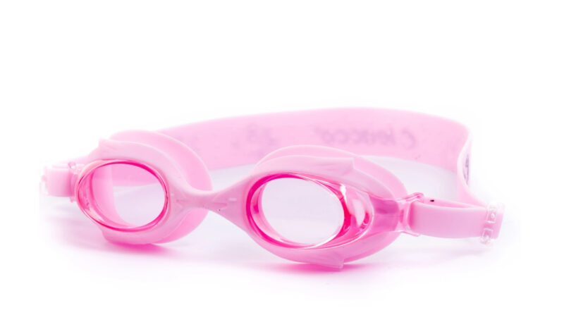 Okulary do pływania sg-700 kids - różowy