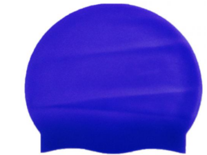 Niebieski czepek do pływania