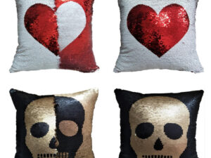 Zabawka magiczna poduszka w cekiny dekoracyjna