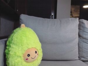 Zabawka maskotka awokado pluszak poduszka przytulanka 36cm