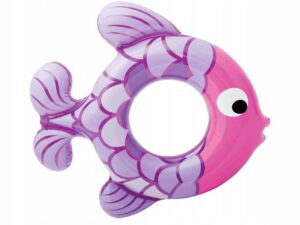 Ponton dla dzieci - różowa ryba